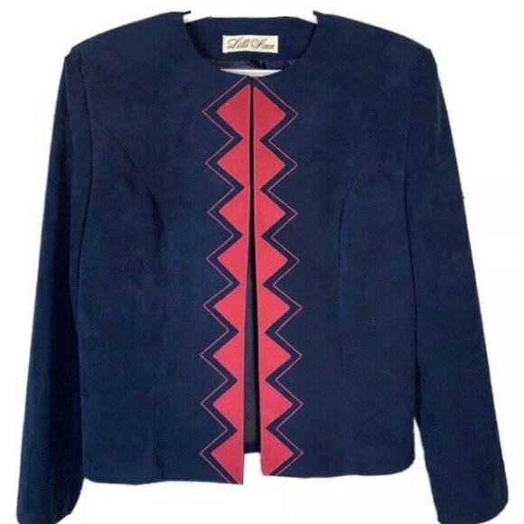 Lilli Ann Vintage Ultra Suede Rare Jacket/Blazer - Picture 3 of 11